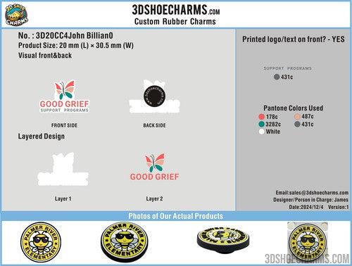 CUSTOM SHOE CHARMS-20CC4John Billian