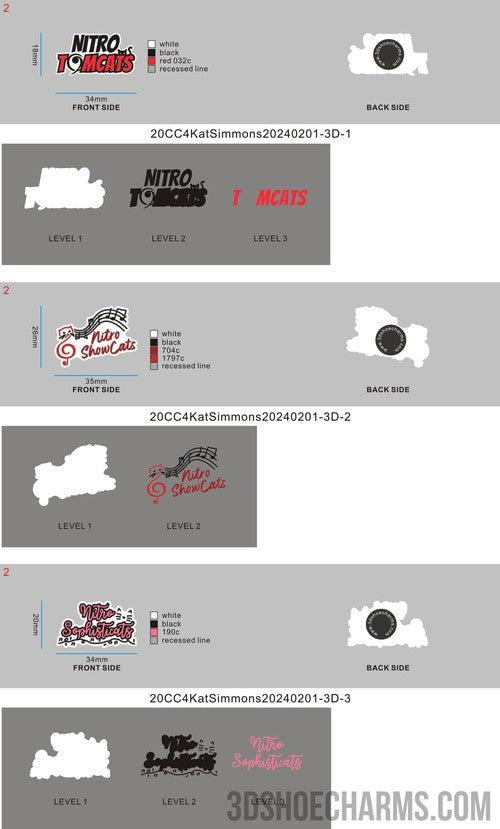 CUSTOM SHOE CHARMS -20CC4Kat Simmons