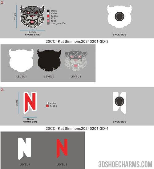 CUSTOM SHOE CHARMS -20CC4Kat Simmons