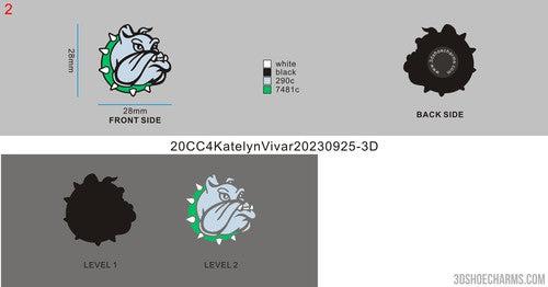 CUSTOM SHOE CHARMS - 20CC4Katelyn Vivar