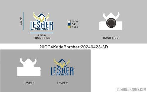 CUSTOM SHOE CHARMS - 20CC4Katie Borchert