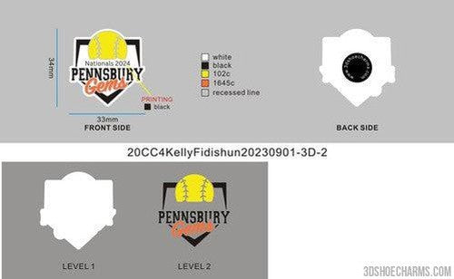 CUSTOM SHOE CHARMS-20CC4Kelly Fidishun