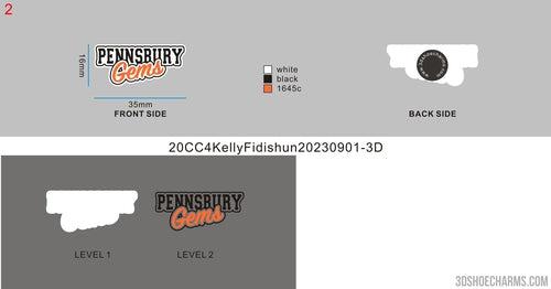 CUSTOM SHOE CHARMS - 20CC4KellyFidishun