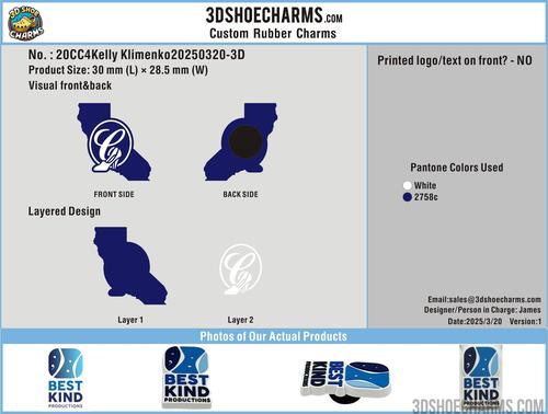 CUSTOM SHOE CHARMS-20CC4Kelly Klimenko