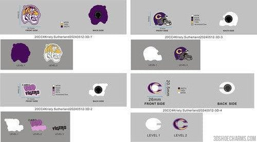 CUSTOM SHOE CHARMS-20CC4Kristy Sutherland