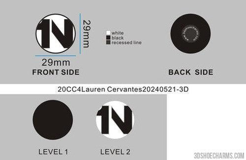 CUSTOM CLOG CHARMS - 20CC4Lauren Cervantes