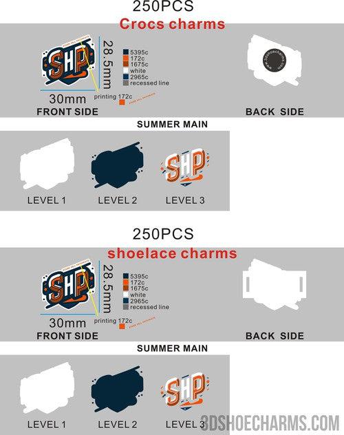 CUSTOM CLOG CHARMS - 20CC4Lauren Price