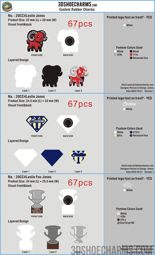 Custom Shoe charms-20CC4Leslie Fox-Jones 251008