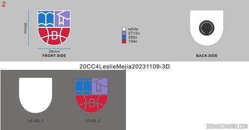 CUSTOM SHOE CHARMS - 20CC4Leslie Mejia