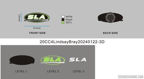 CUSTOM SHOE CHARMS - 20CC4Lindsay Bray