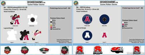 CUSTOM SHOE CHARMS-20CC4Lindsey