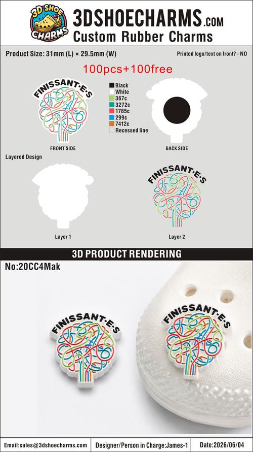 Custom Rubber Clog Charms - 20260604-20