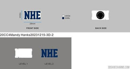 CUSTOM SHOE CHARMS-20CC4Mandy Hanks