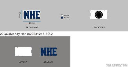 CUSTOM SHOE CHARMS-20CC4Mandy Hanks