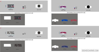 CUSTOM SHOE CHARMS - 20CC4Marc Simone