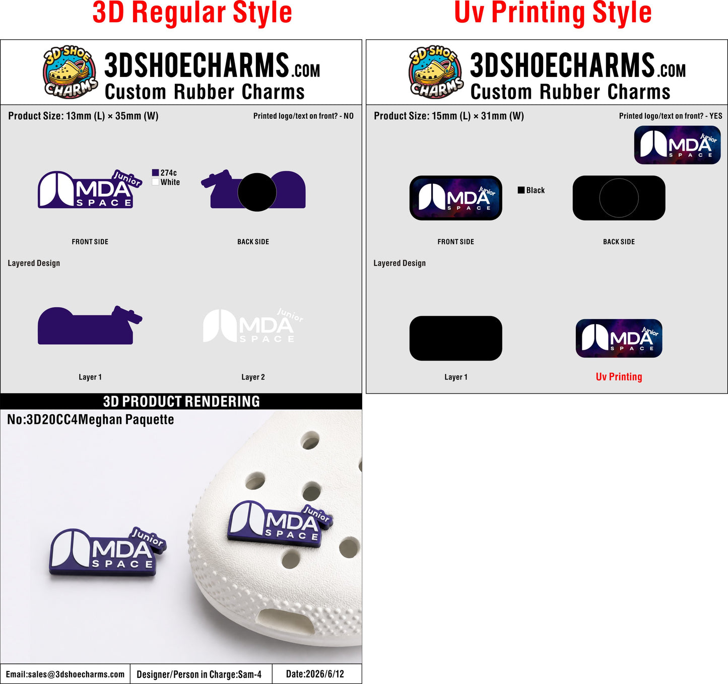 Custom Rubber Clog Charms - 20260723-20