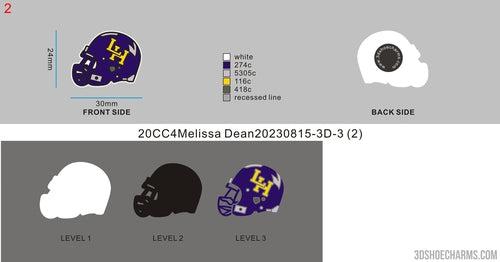 CUSTOM SHOE CHARMS - 20CC4Melissa Dean