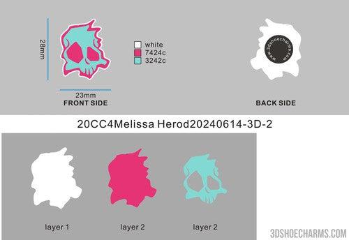 CUSTOM SHOE CHARMS-20CC4Melissa Herod-RE