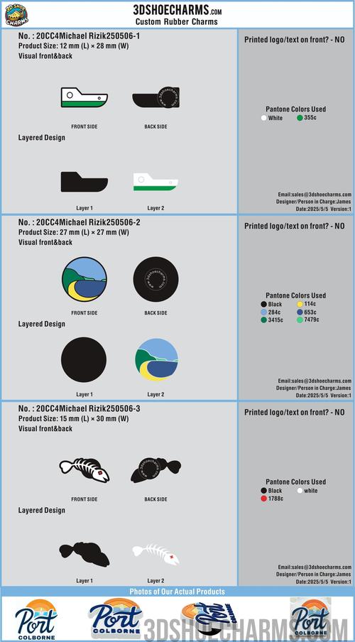 Custom Shoe charms-20CC4Michael Rizik-RE