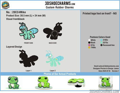 Custom Shoe charms-20CC4Mike-RE