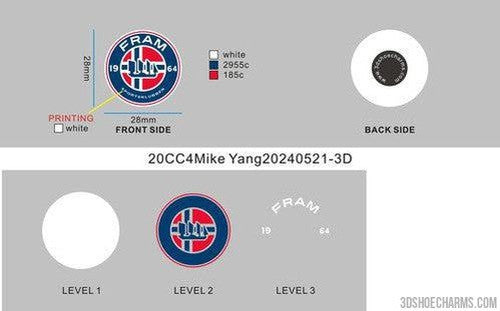 CUSTOM SHOE CHARMS-20CC4Mike Yang