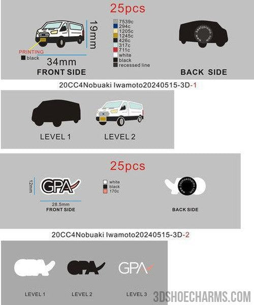 CUSTOM SHOE CHARMS-20CC4Nobuaki Iwamoto