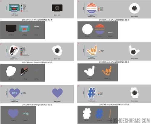 CUSTOM SHOE CHARMS -20CC4Randy Wong20240123