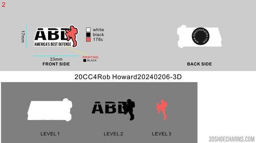 CUSTOM SHOE CHARMS - 20CC4Rob Howard