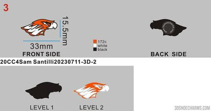 CUSTOM SHOE CHARMS - 20CC4Sam Santilli
