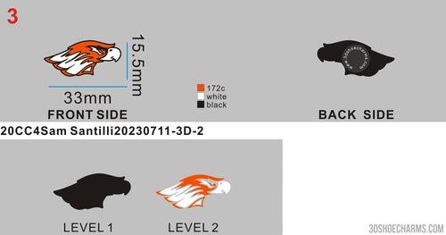 CUSTOM SHOE CHARMS - 20CC4Sam Santilli