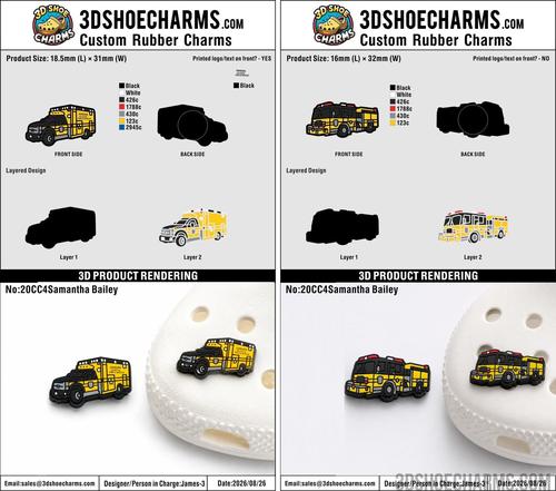 Custom Rubber Clog Charms - 20260826-20