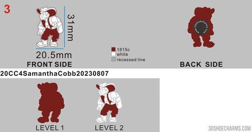 CUSTOM SHOE CHARMS - 20CC4SamanthaCobb