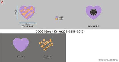 CUSTOM SHOE CHARMS - 20CC4Sarah Keller