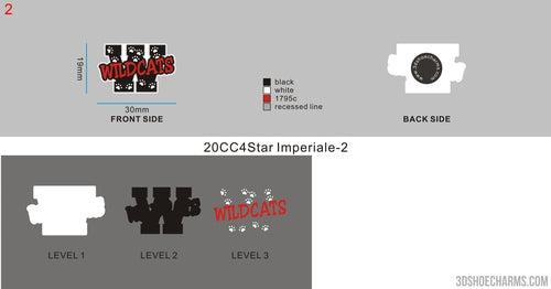 CUSTOM SHOE CHARMS -20CC4Star Imperiale