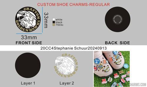 CUSTOM SHOE CHARMS-20CC4Stephanie Schuur