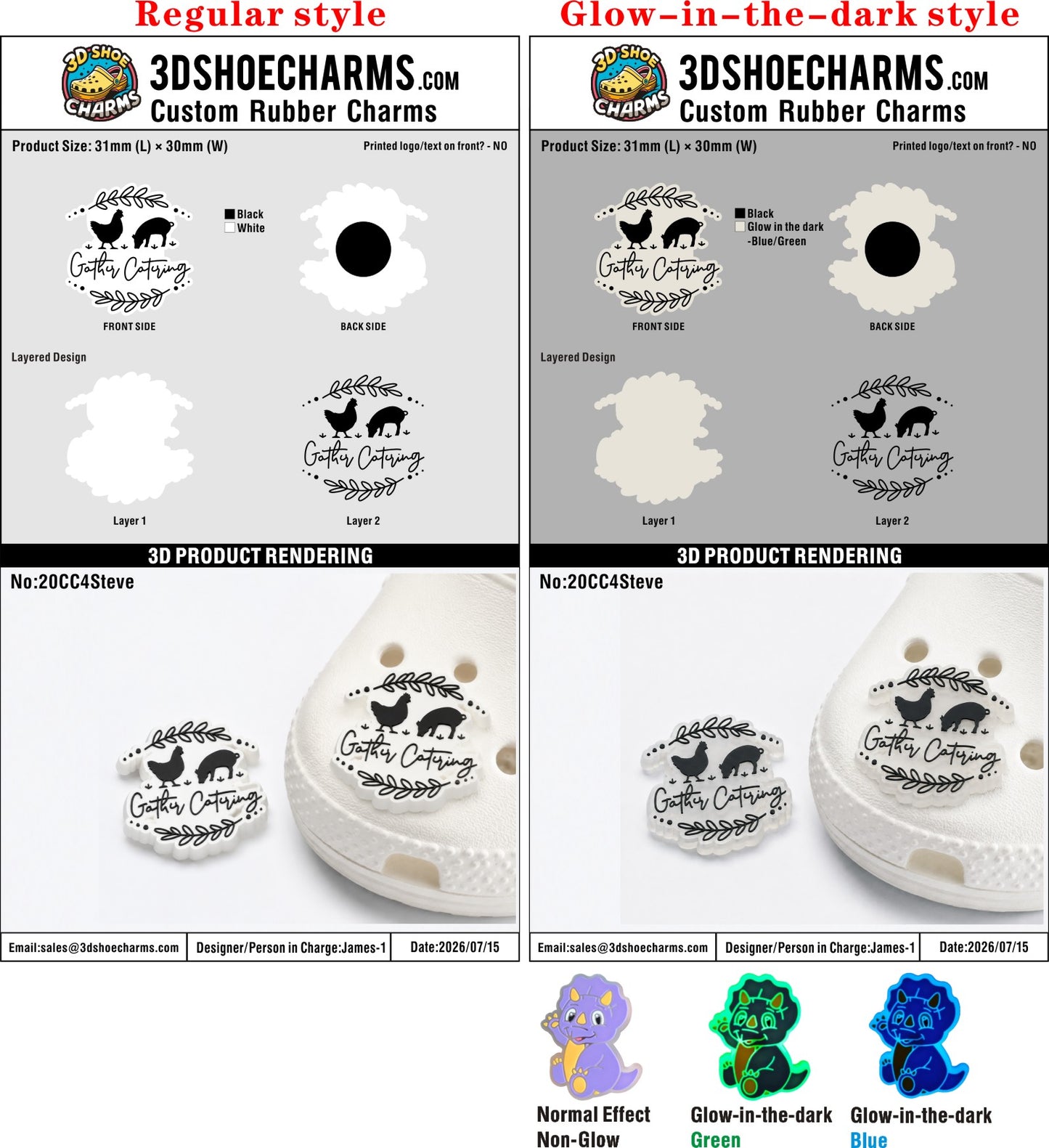Custom Rubber Clog Charms - 20260715-20-4