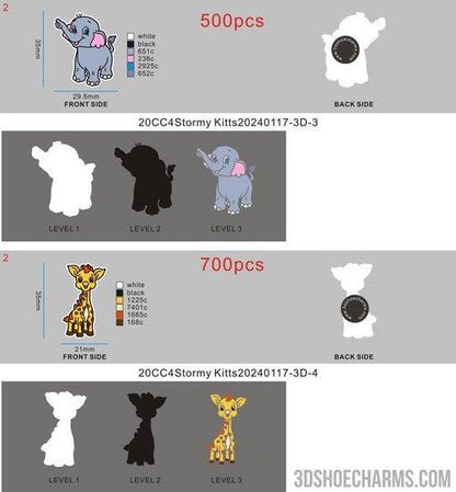 CUSTOM SHOE CHARMS -20CC4Stormy Kitts