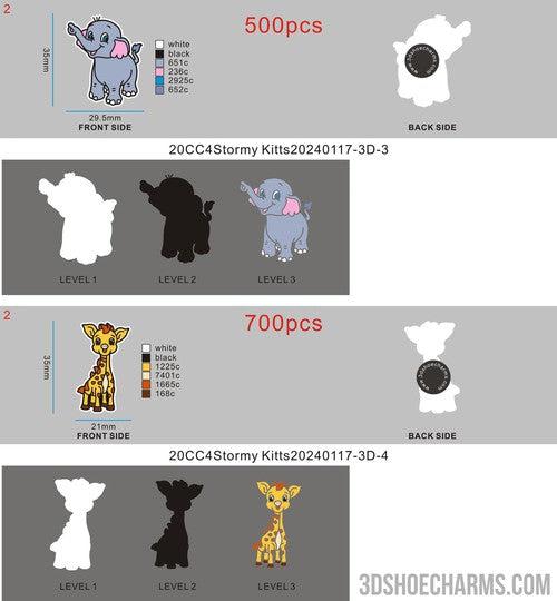 CUSTOM SHOE CHARMS -20CC4Stormy Kitts