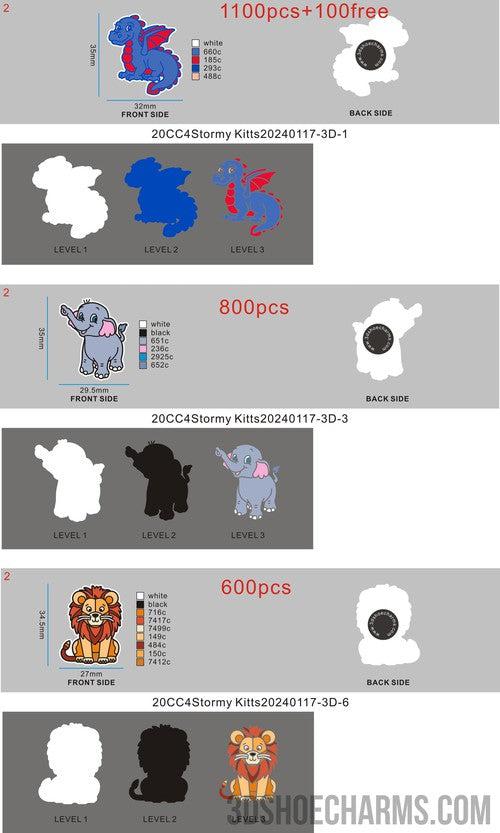 CUSTOM SHOE CHARMS -20CC4Stormy Kitts