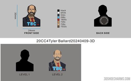 CUSTOM SHOE CHARMS - 20CC4Tyler Ballard