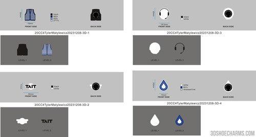 CUSTOM SHOE CHARMS - 20CC4Tyler Matylewicz