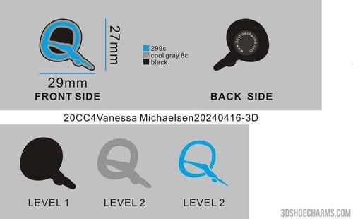 CUSTOM SHOE CHARMS - 20CC4Vanessa Michaelsen