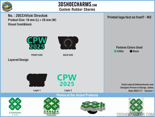 Custom Shoe charms-20CC4Vicki Strochak-RE