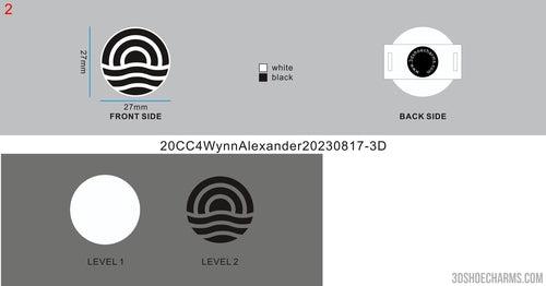 CUSTOM MULTIFUNCTION SHOE CHARMS - 20CC4Wynn Alexander