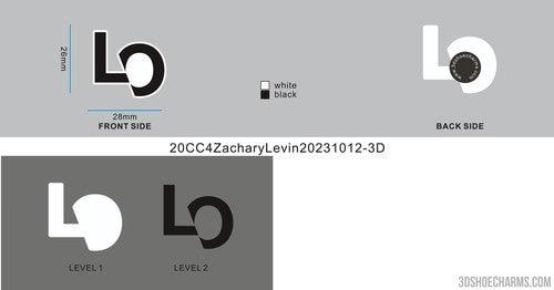CUSTOM SHOE CHARMS - 20CC4Zachary Levin