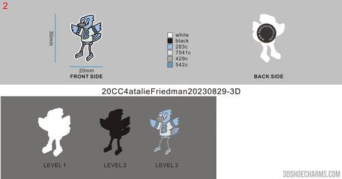 CUSTOM SHOE CHARMS - 20CC4Natalie Friedman