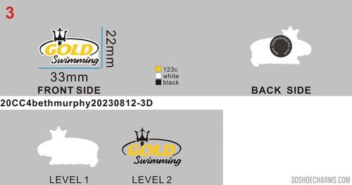 CUSTOM CLOG CHARMS -  20CC4beth murphy