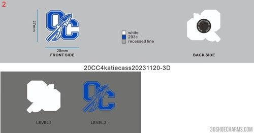 CUSTOM SHOE CHARMS - 20CC4Katie Cass