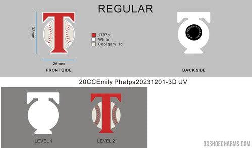 CUSTOM SHOE CHARMS -20CCEmily Phelps