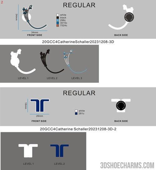 CUSTOM SHOE CHARMS - 20CC4Catherine Schaller